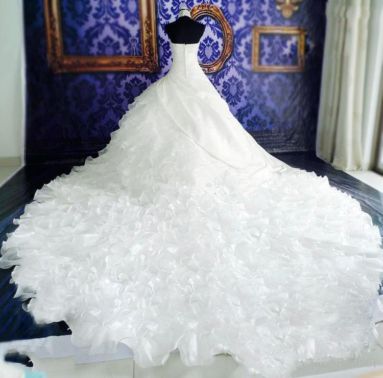 Wedding Dress Wholesale, Wedding High-end Wedding Dress With Big Tail