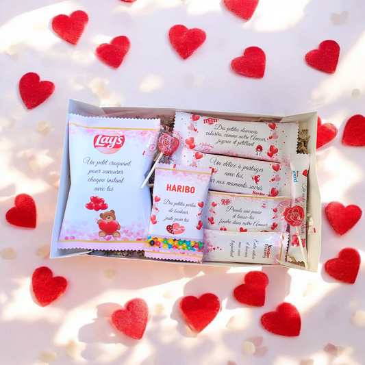 Coffret chocolats Saint Valentin